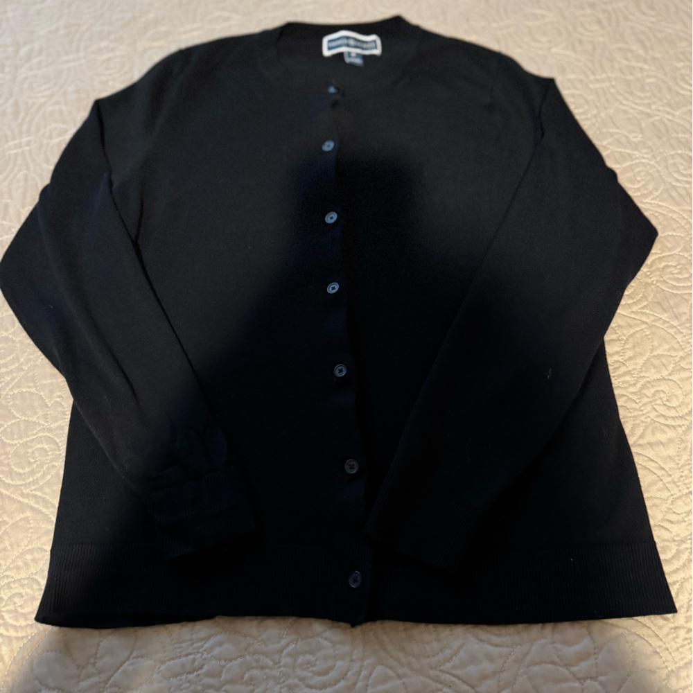 Karen Scott Black Cardigan